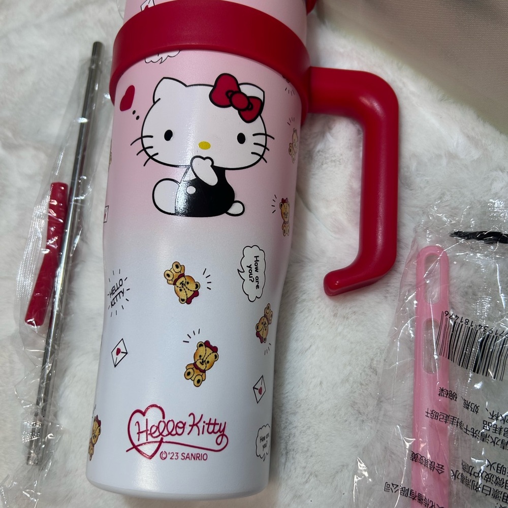 Sanrio Hello Kitty Red and White Drinkware Tumbler